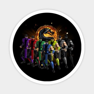 Ninja Mortal Rhapsody Kombat Magnet